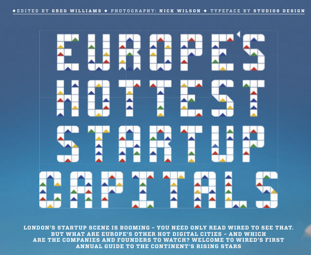 Top startups in Europe according to Wired magazine