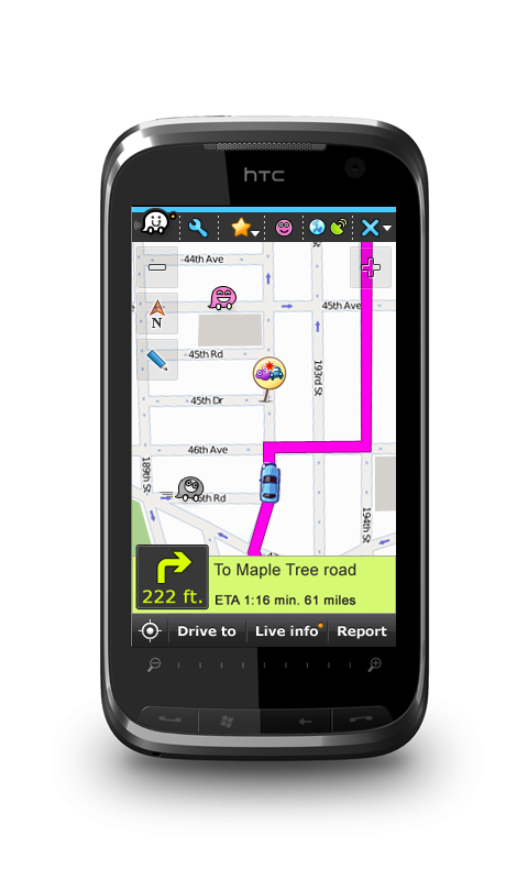 waze screenshot